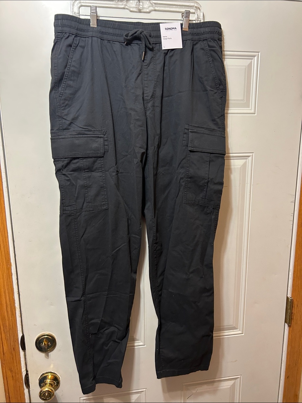 Sonoma Pull On Cargo Pants L NWT